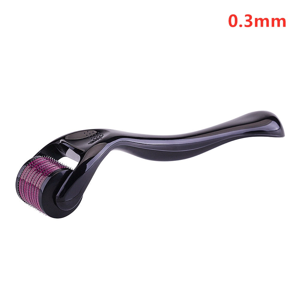 Derma Roller for Skin,Beard & Hair 0.2mm\0.25mm\0.3mm needle- Micro Face Roll Tool 540 Needles for Facial,Body & Hair Growth