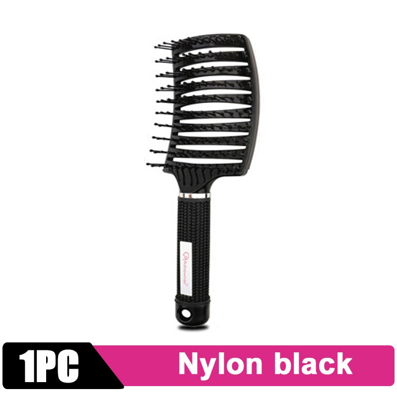 Detangle Hairbrush Women Hair Brush Massage Comb Brush for Hair Hairdressing Tools Curly Wet Combing Brushes Barber Hair Comb