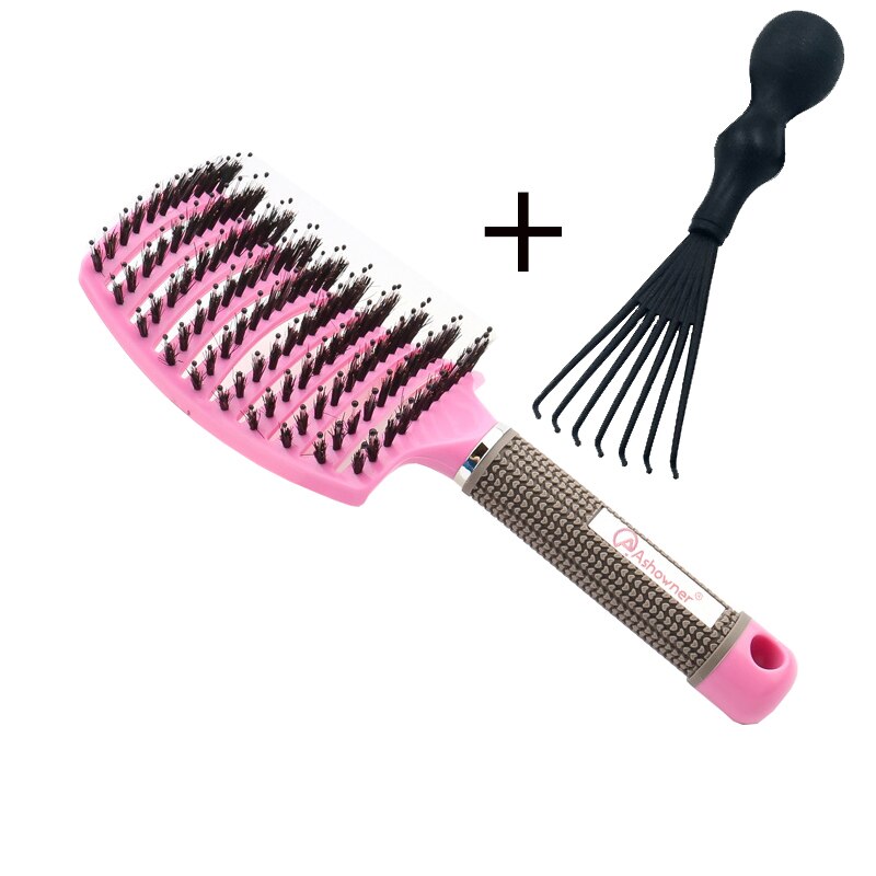 Detangle Hairbrush Women Hair Brush Massage Comb Brush for Hair Hairdressing Tools Curly Wet Combing Brushes Barber Hair Comb