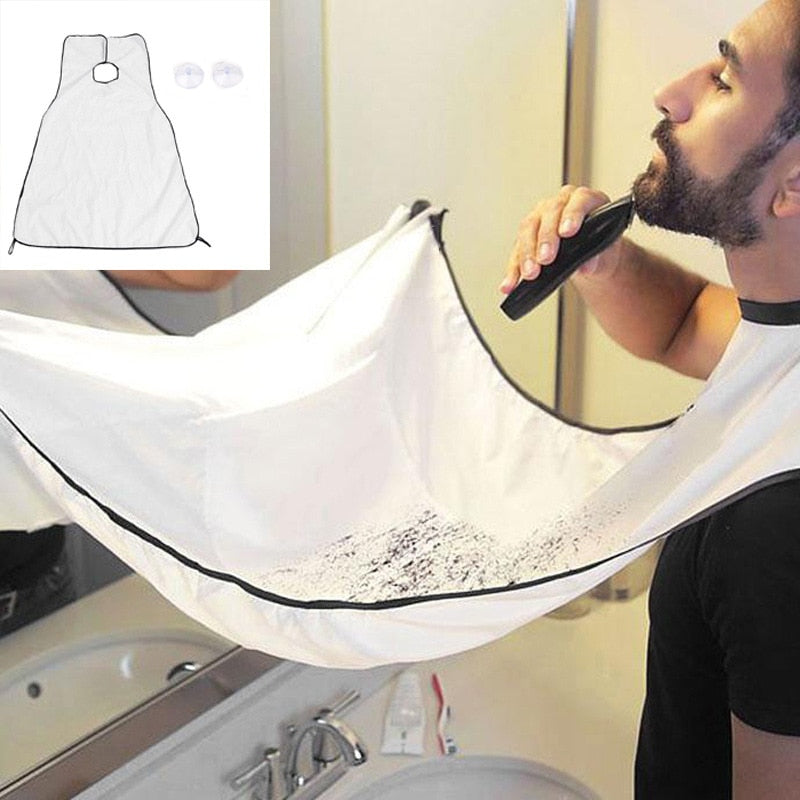 Man Bathroom Apron Male Beard Hair Shaving Apron Beard Care Shaving Waterproof Apron Bathroom Organizer Gift for Man Aprons