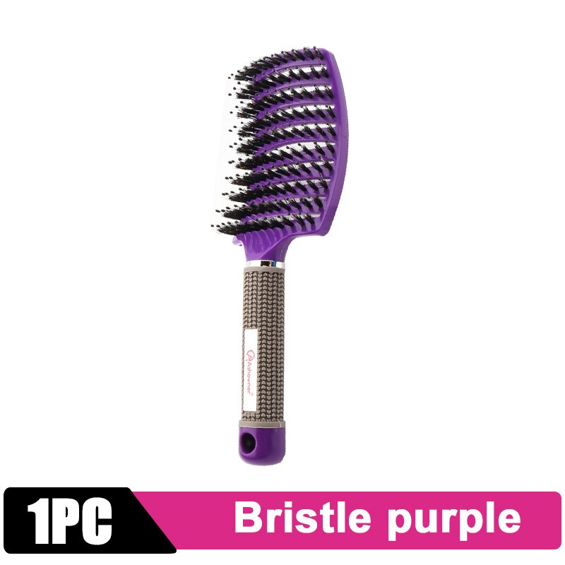 Detangle Hairbrush Women Hair Brush Massage Comb Brush for Hair Hairdressing Tools Curly Wet Combing Brushes Barber Hair Comb