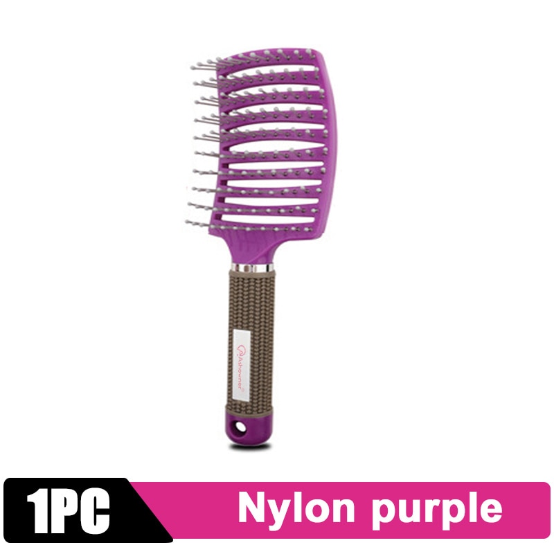 Detangle Hairbrush Women Hair Brush Massage Comb Brush for Hair Hairdressing Tools Curly Wet Combing Brushes Barber Hair Comb