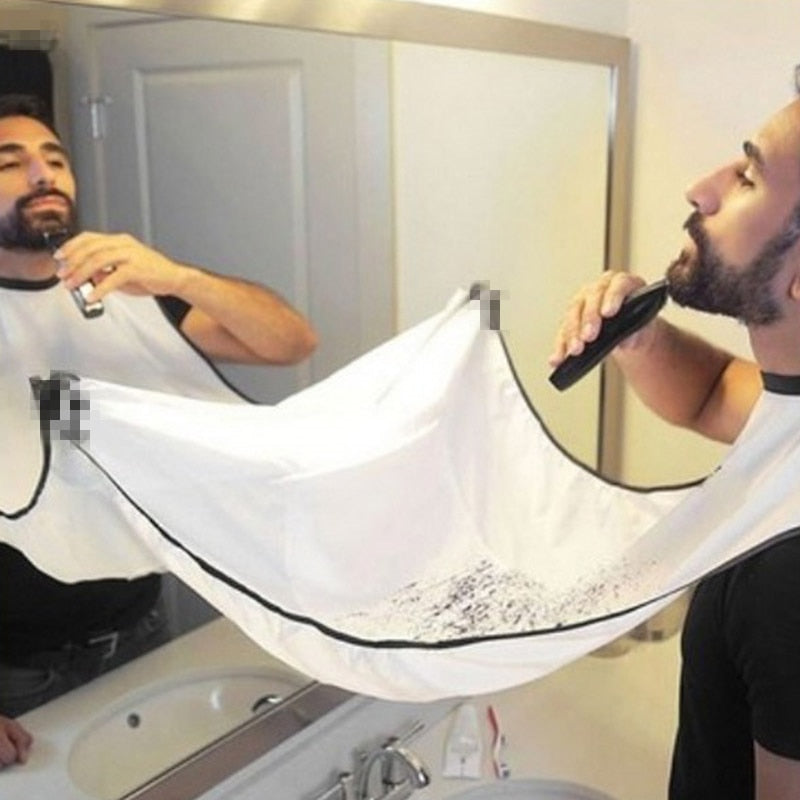 Man Bathroom Apron Male Beard Hair Shaving Apron Beard Care Shaving Waterproof Apron Bathroom Organizer Gift for Man Aprons