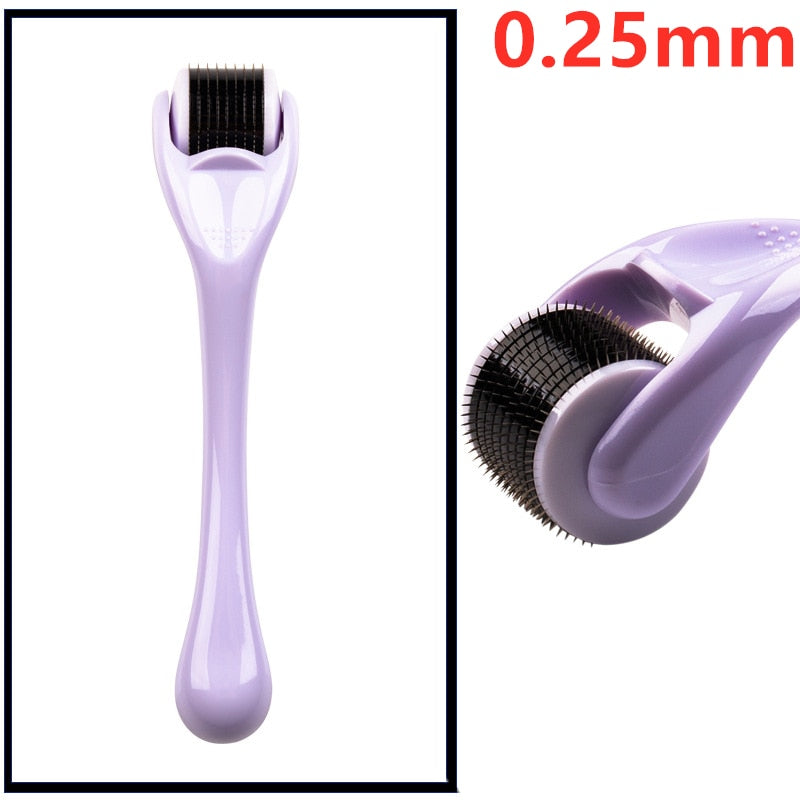 Derma Roller for Skin,Beard &amp; Hair  0.2mm\0.25mm\0.3mm needle- Micro Face Roll Tool 540 Needles for Facial,Body &amp; Hair Growth
