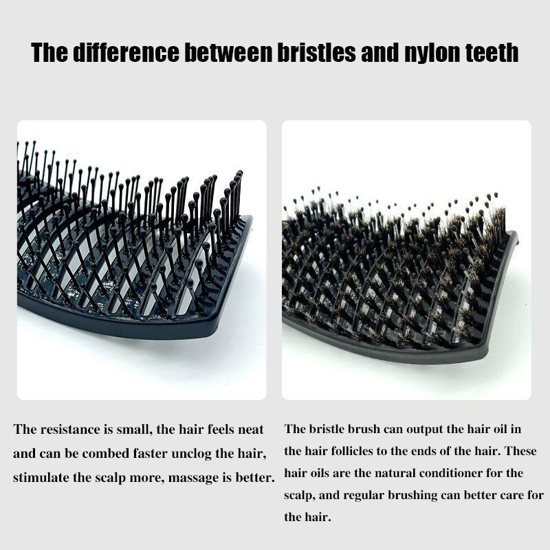 Detangle Hairbrush Women Hair Brush Massage Comb Brush for Hair Hairdressing Tools Curly Wet Combing Brushes Barber Hair Comb