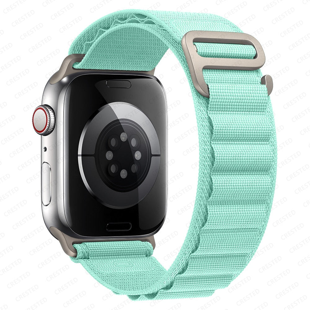 Alpine loop strap For apple watch band 49mm 45mm 41mm 44mm 40mm Nylon watchband bracelet belt iwatch series 3 5 SE 6 7 8 Ultra