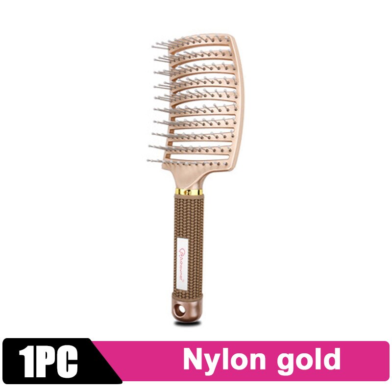 Detangle Hairbrush Women Hair Brush Massage Comb Brush for Hair Hairdressing Tools Curly Wet Combing Brushes Barber Hair Comb