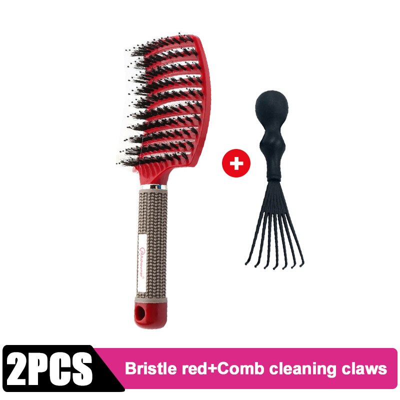 Detangle Hairbrush Women Hair Brush Massage Comb Brush for Hair Hairdressing Tools Curly Wet Combing Brushes Barber Hair Comb