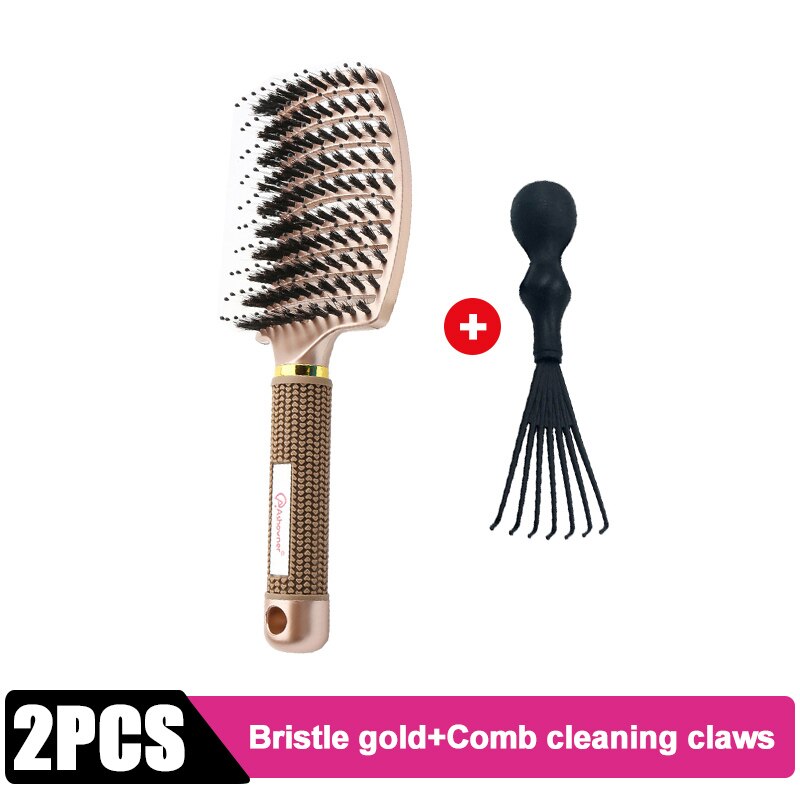 Detangle Hairbrush Women Hair Brush Massage Comb Brush for Hair Hairdressing Tools Curly Wet Combing Brushes Barber Hair Comb