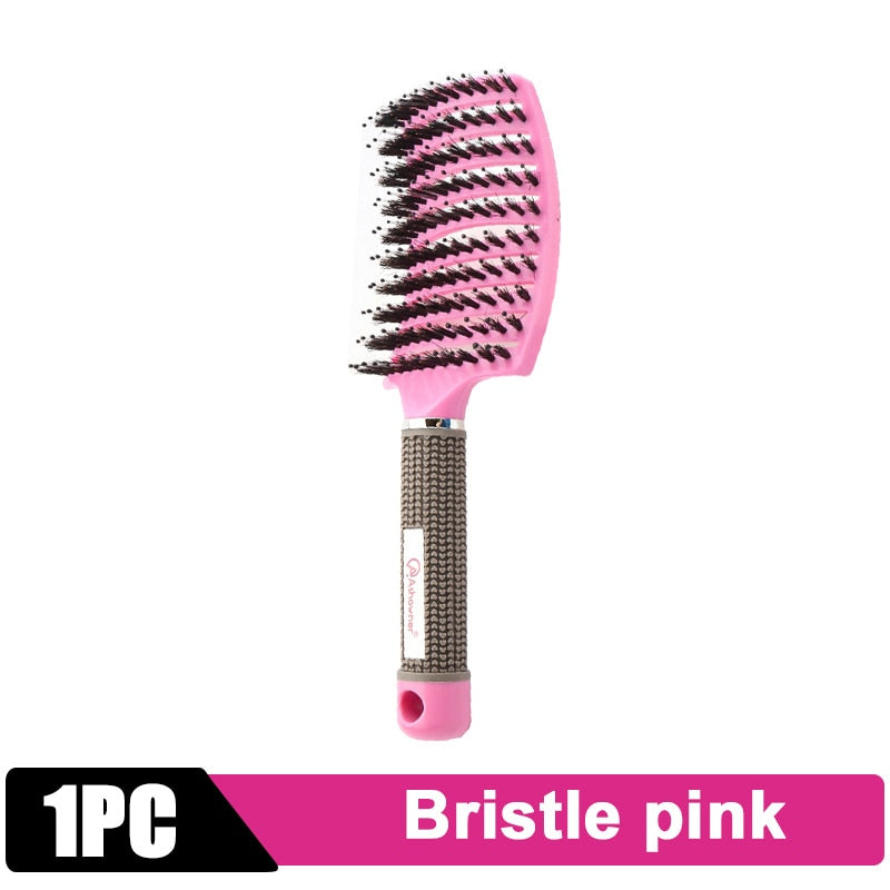 Detangle Hairbrush Women Hair Brush Massage Comb Brush for Hair Hairdressing Tools Curly Wet Combing Brushes Barber Hair Comb