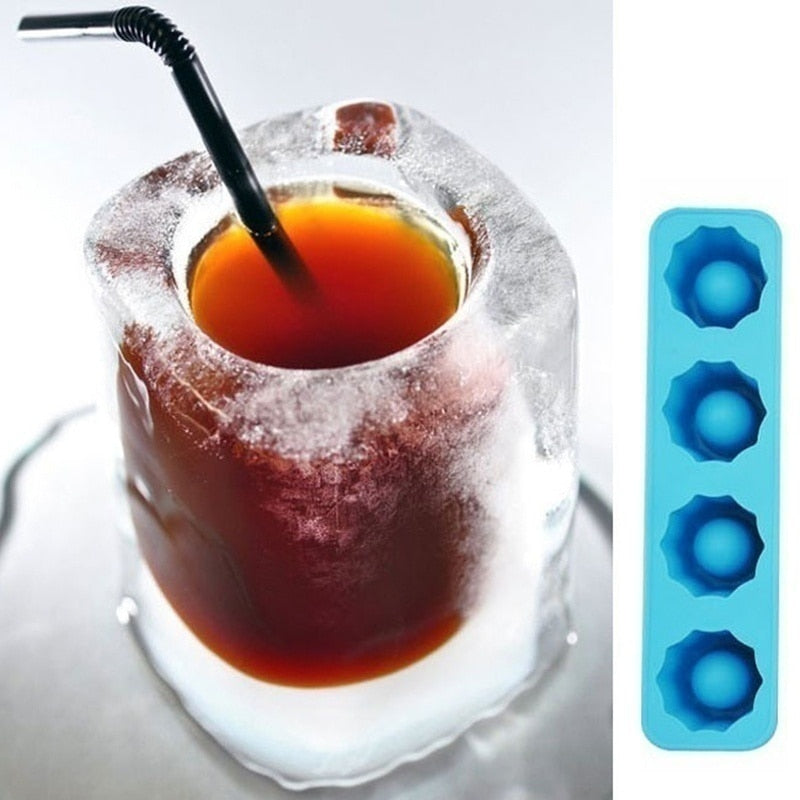 Ice Cube Tray Mold Maakt Shot Bril Ice Mould Ice Tray Zomer Drinken Tool Glas Mold