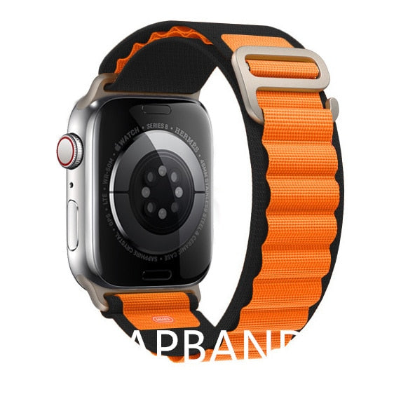 Alpine loop strap For apple watch band 49mm 45mm 41mm 44mm 40mm Nylon watchband bracelet belt iwatch series 3 5 SE 6 7 8 Ultra