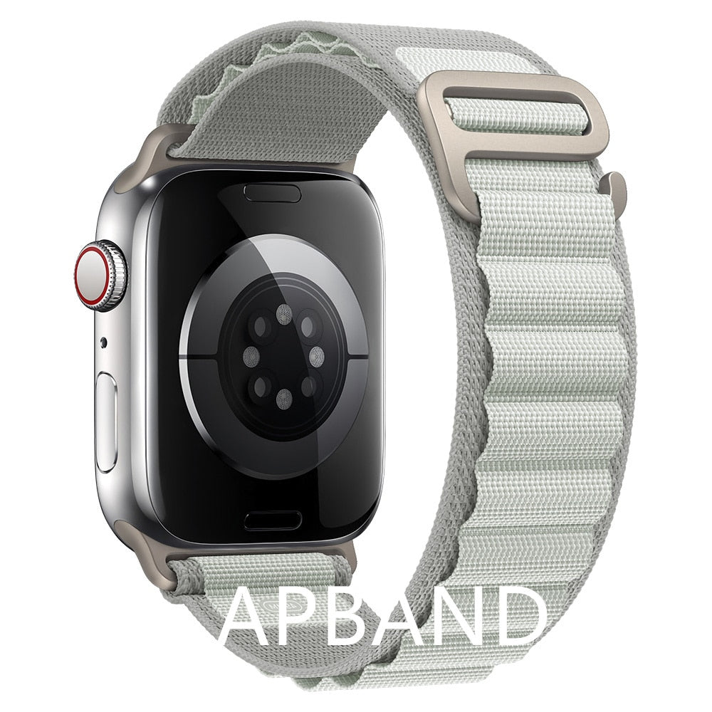Alpine loop strap For apple watch band 49mm 45mm 41mm 44mm 40mm Nylon watchband bracelet belt iwatch series 3 5 SE 6 7 8 Ultra